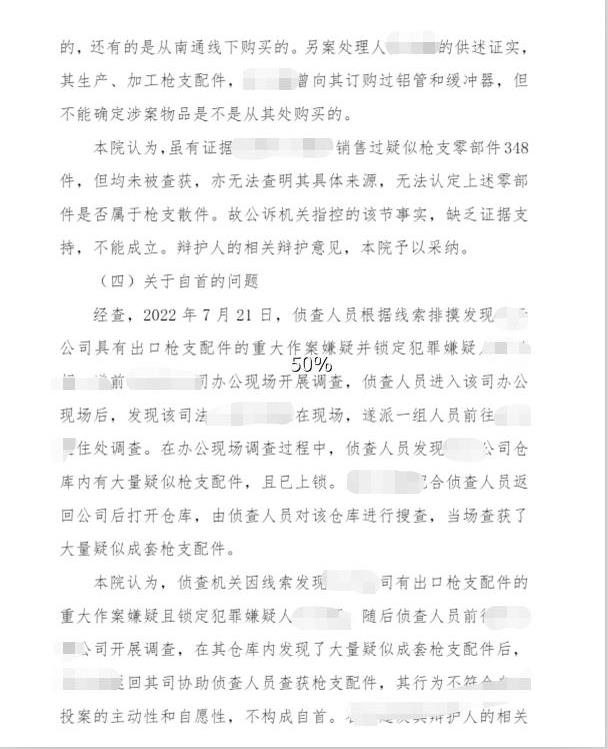 石某某走私武器罪，法院判决无罪